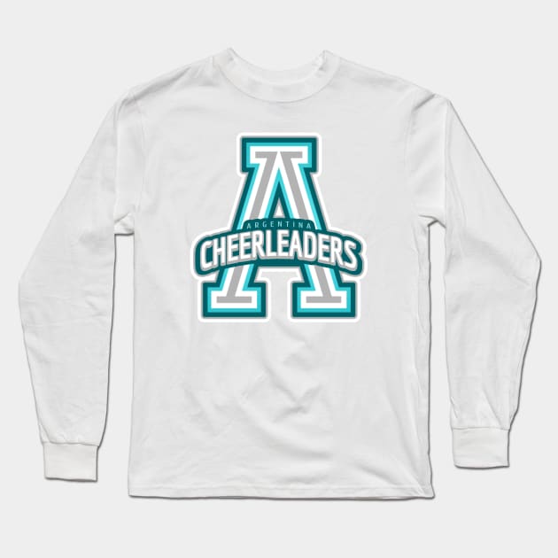 Argentina Cheerleader Long Sleeve T-Shirt by Tip Top Tee's